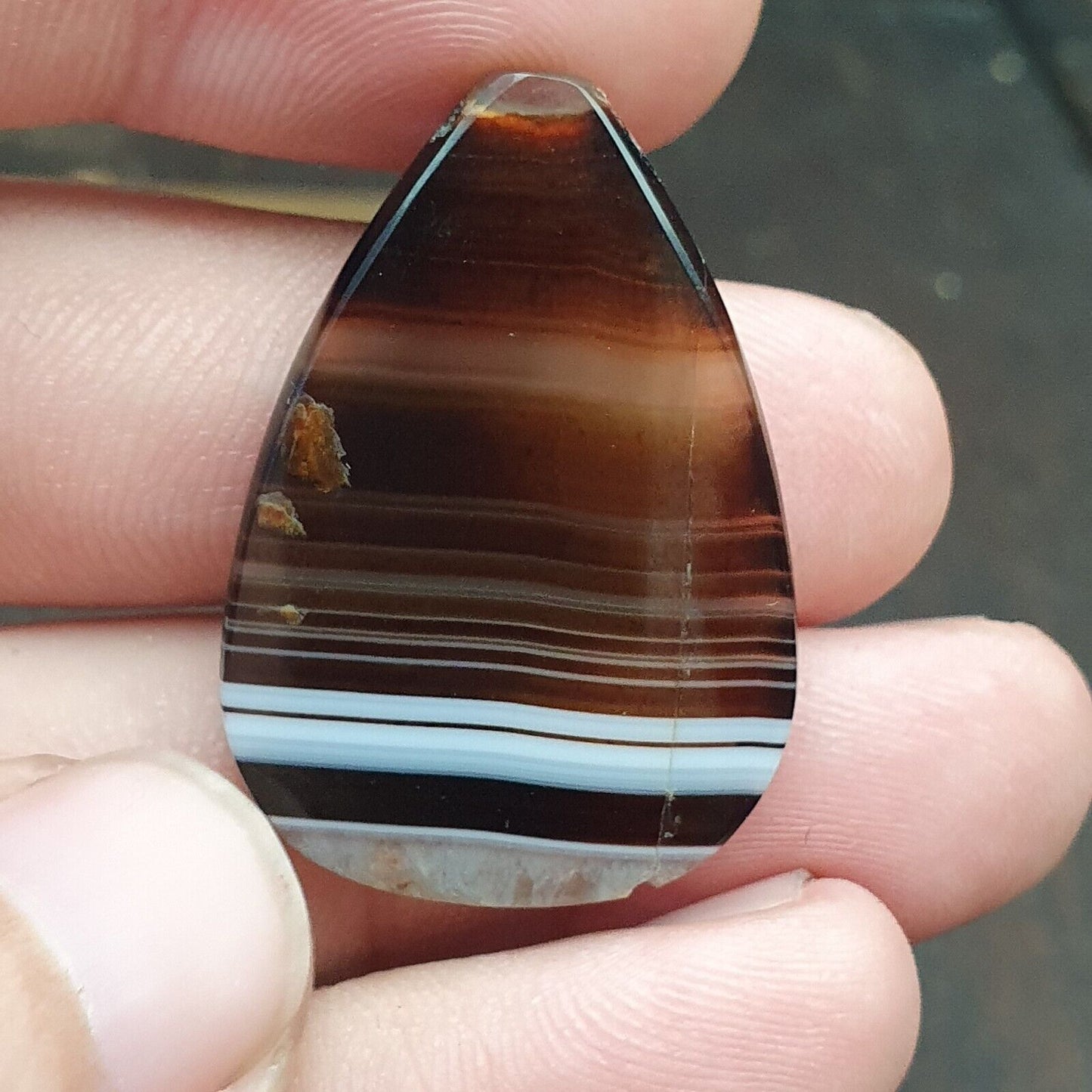 Antike Himalaya-Achatperlen, Lot 12 Perlen