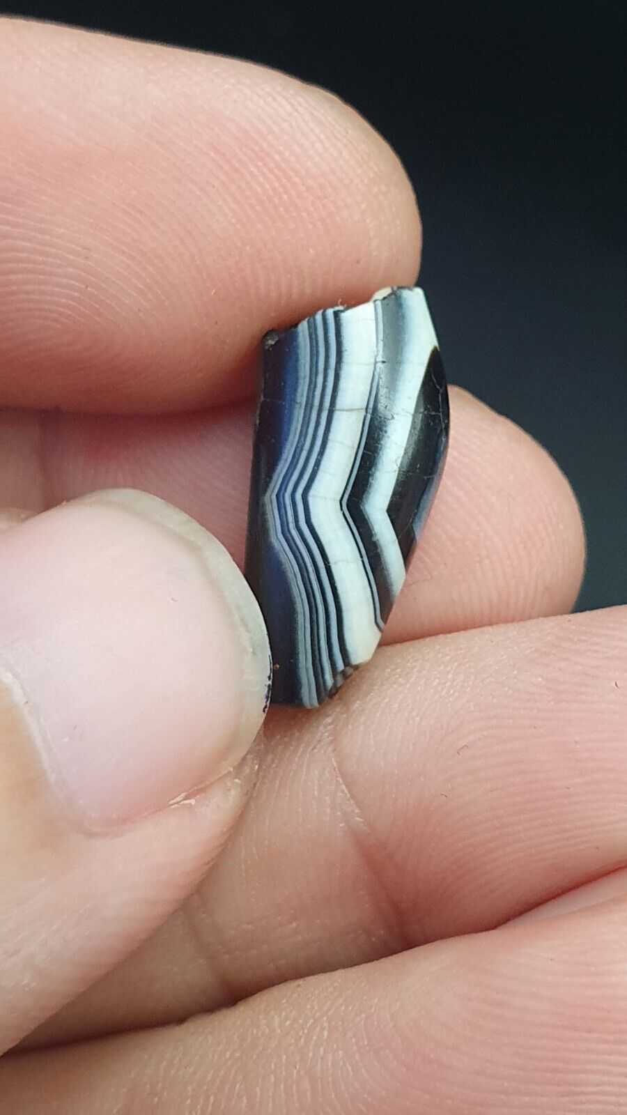 正品古印度藏瑪瑙天然眼鐘瑪瑙珠護身符 1500 年