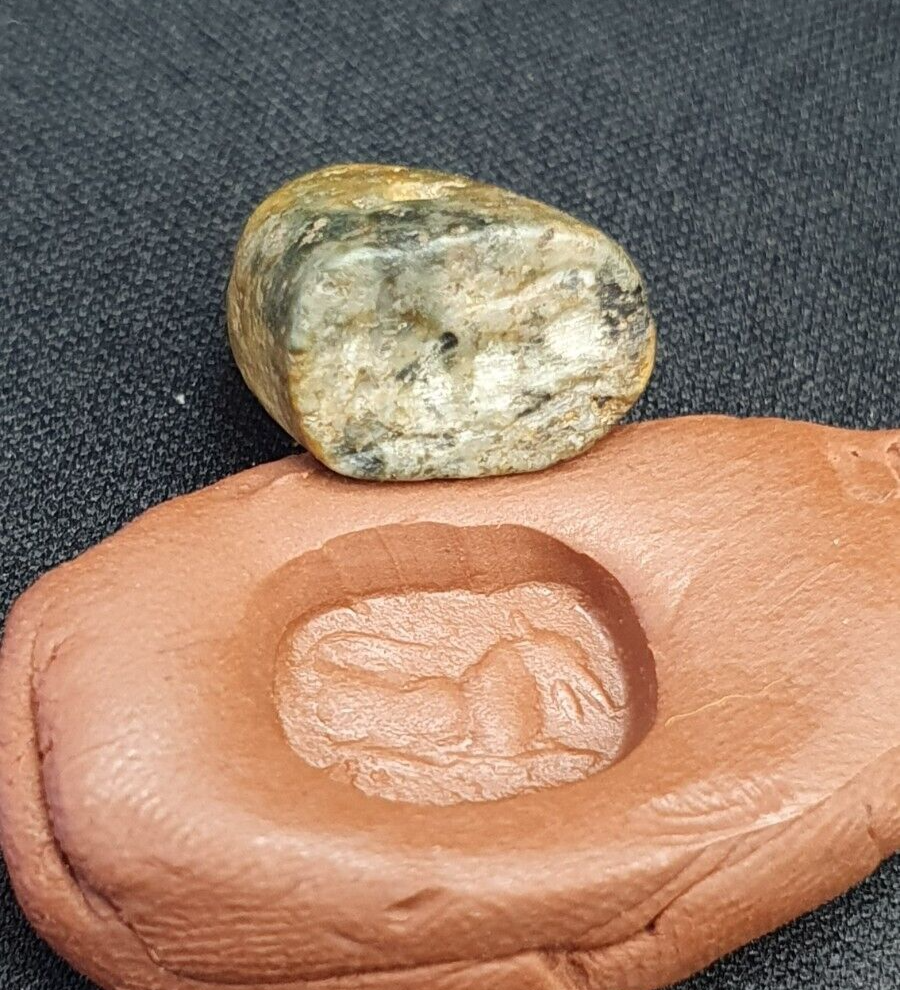 Antikes antikes Stempelsiegeltier aus dem Nahen Osten