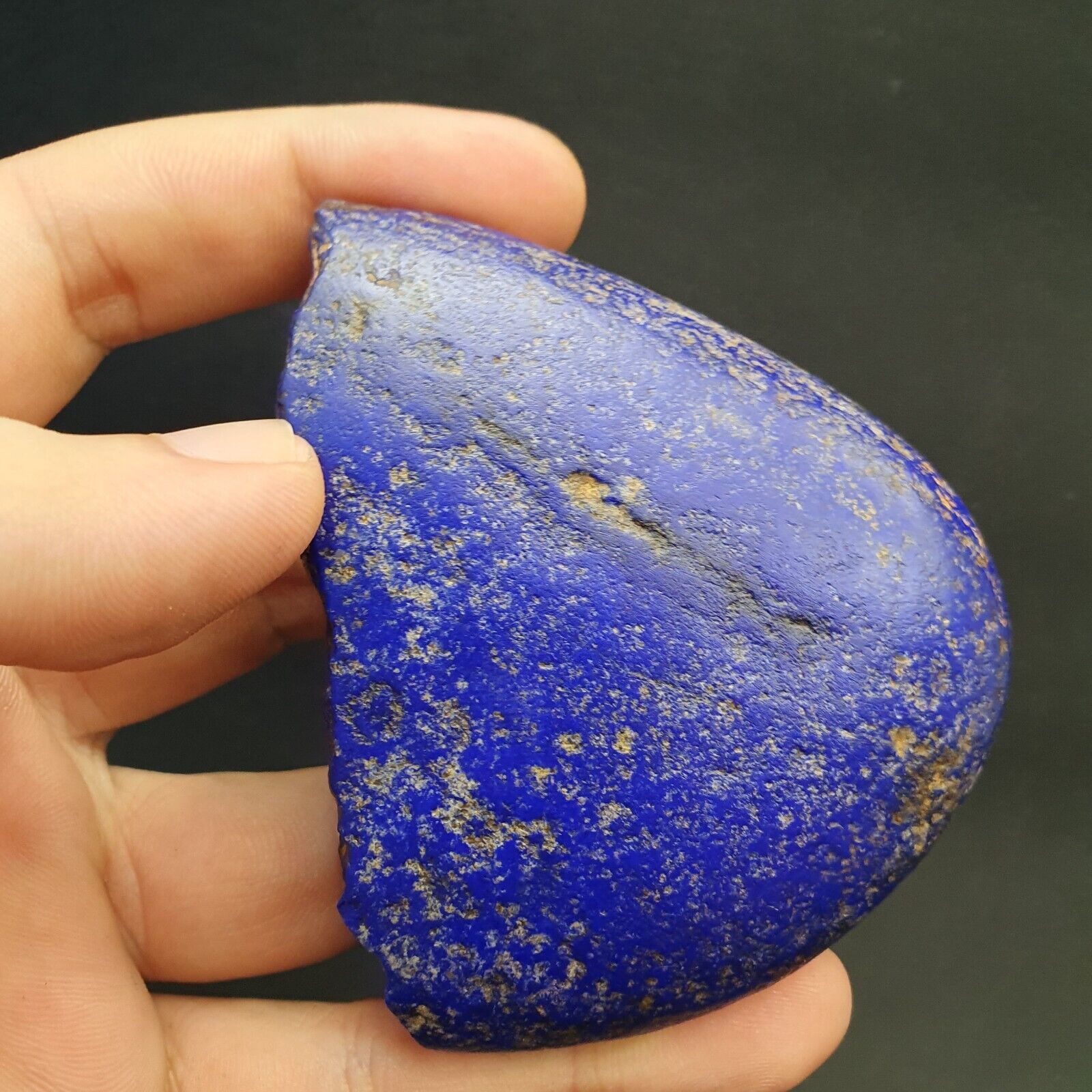 ANCIENT EGYPT, NEW KINGDOM LAPIS LAZULI MENAT Stone Very rare Color