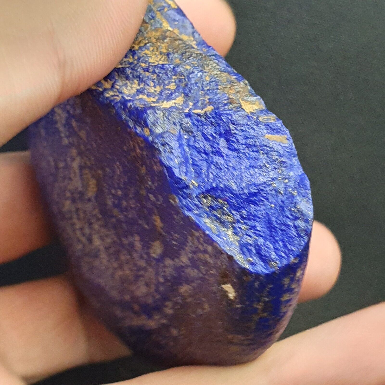 ANCIENT EGYPT, NEW KINGDOM LAPIS LAZULI MENAT Stone Very rare Color