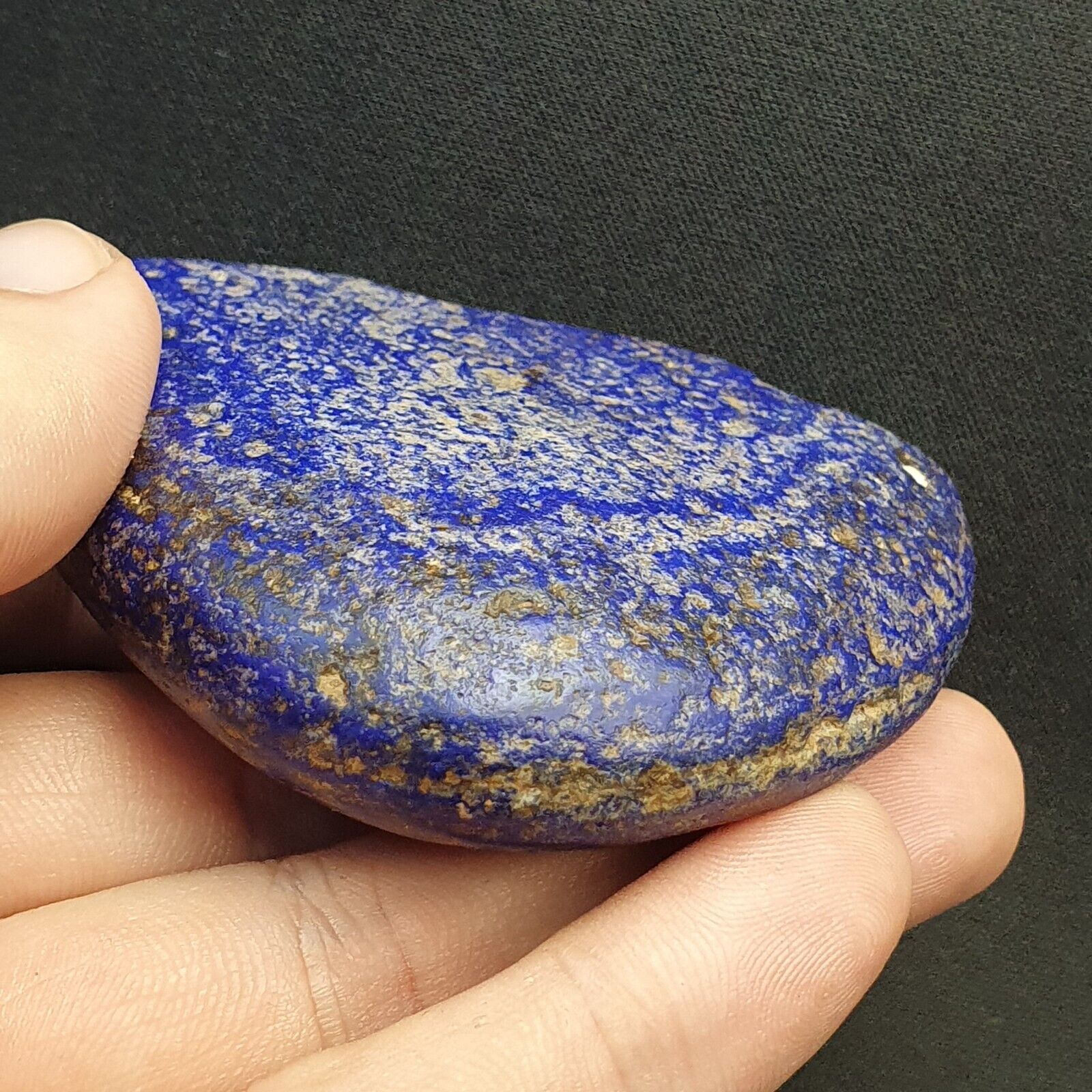 ANCIENT EGYPT, NEW KINGDOM LAPIS LAZULI MENAT Stone Very rare Color