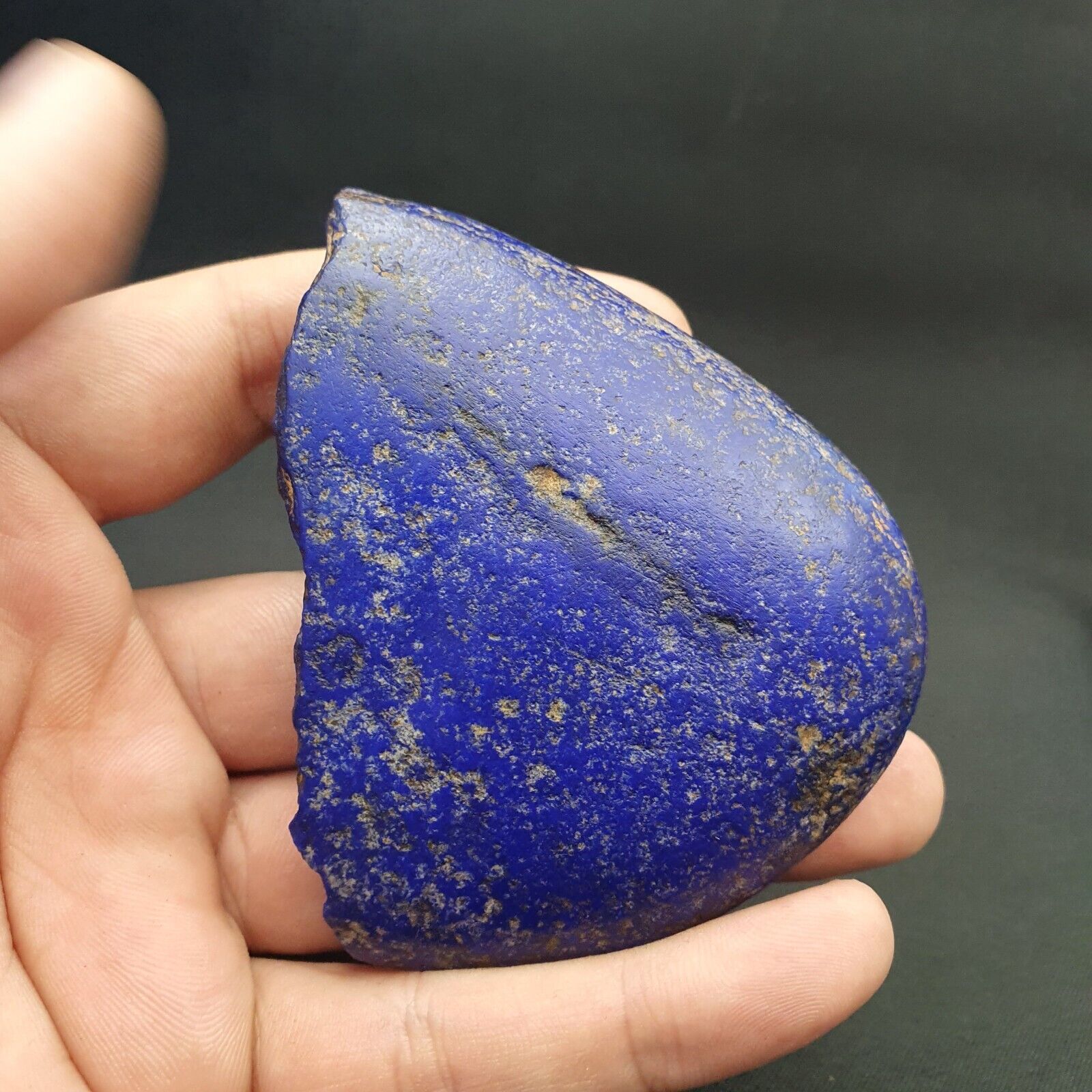 ANCIENT EGYPT, NEW KINGDOM LAPIS LAZULI MENAT Stone Very rare Color