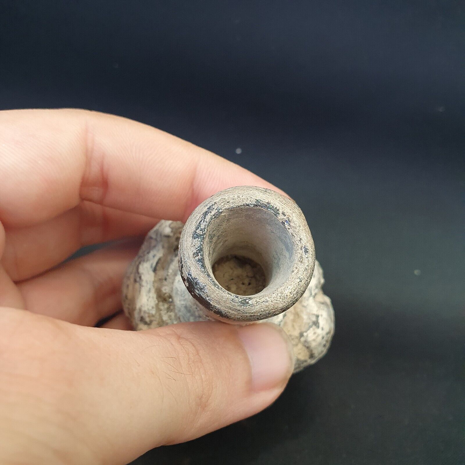 Ancient Roman Glass perfume bottle Medicine Bottle in Excellent condition