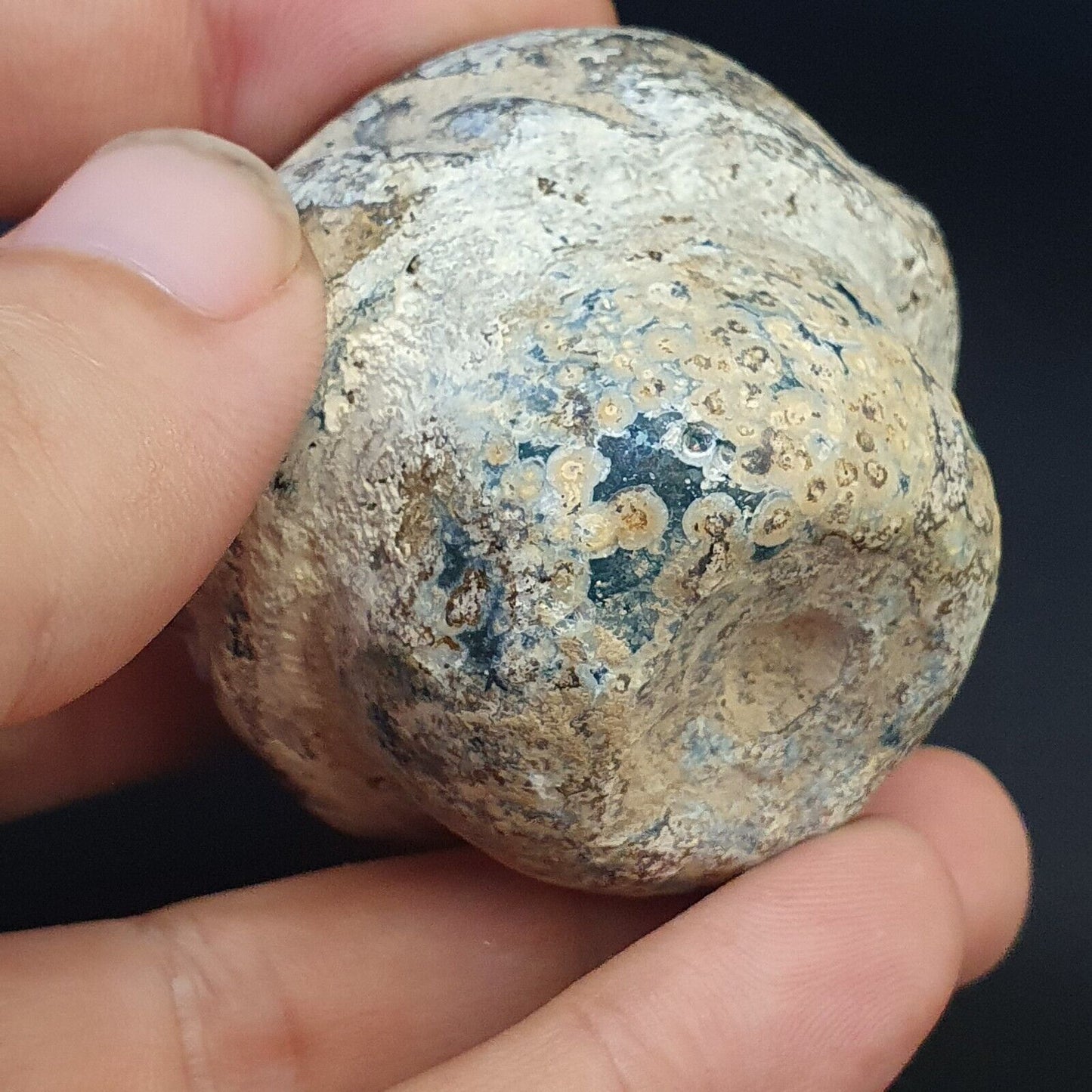 Antike römische Parfümflasche aus Glas, Medizinflasche in ausgezeichnetem Zustand