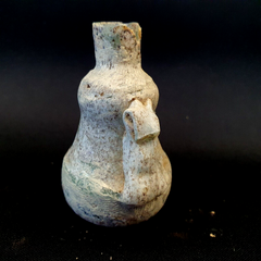 Rare Ancient Roman Glass perfume bottle Medicine Bottle