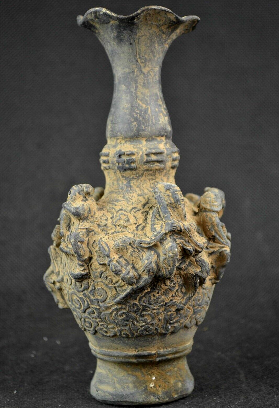 古董青銅花瓶系列 古董青銅裝飾品工藝品雕像花瓶