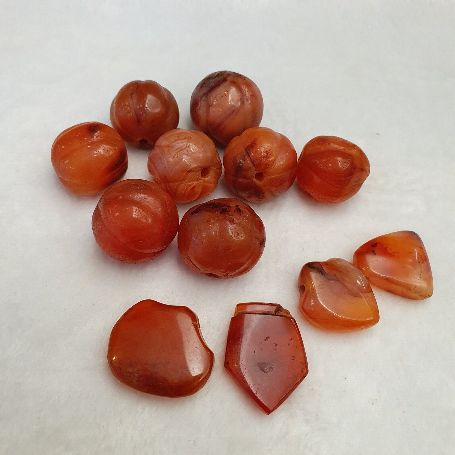 大量古老古代喜馬拉雅印度西藏瑪瑙珠護身符吊墜珠