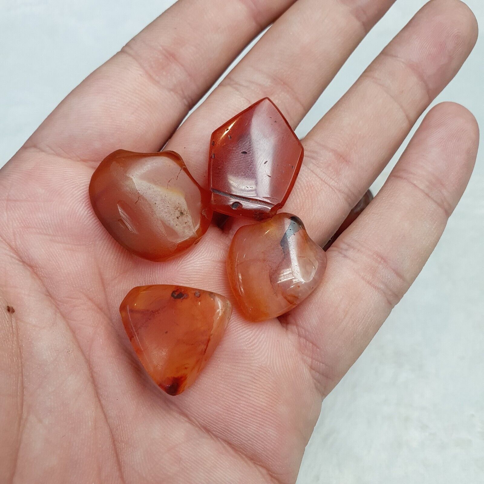 Lot Old Ancient Himalayan Indo Tibetan Agate Beads Amulet Pendants Beads