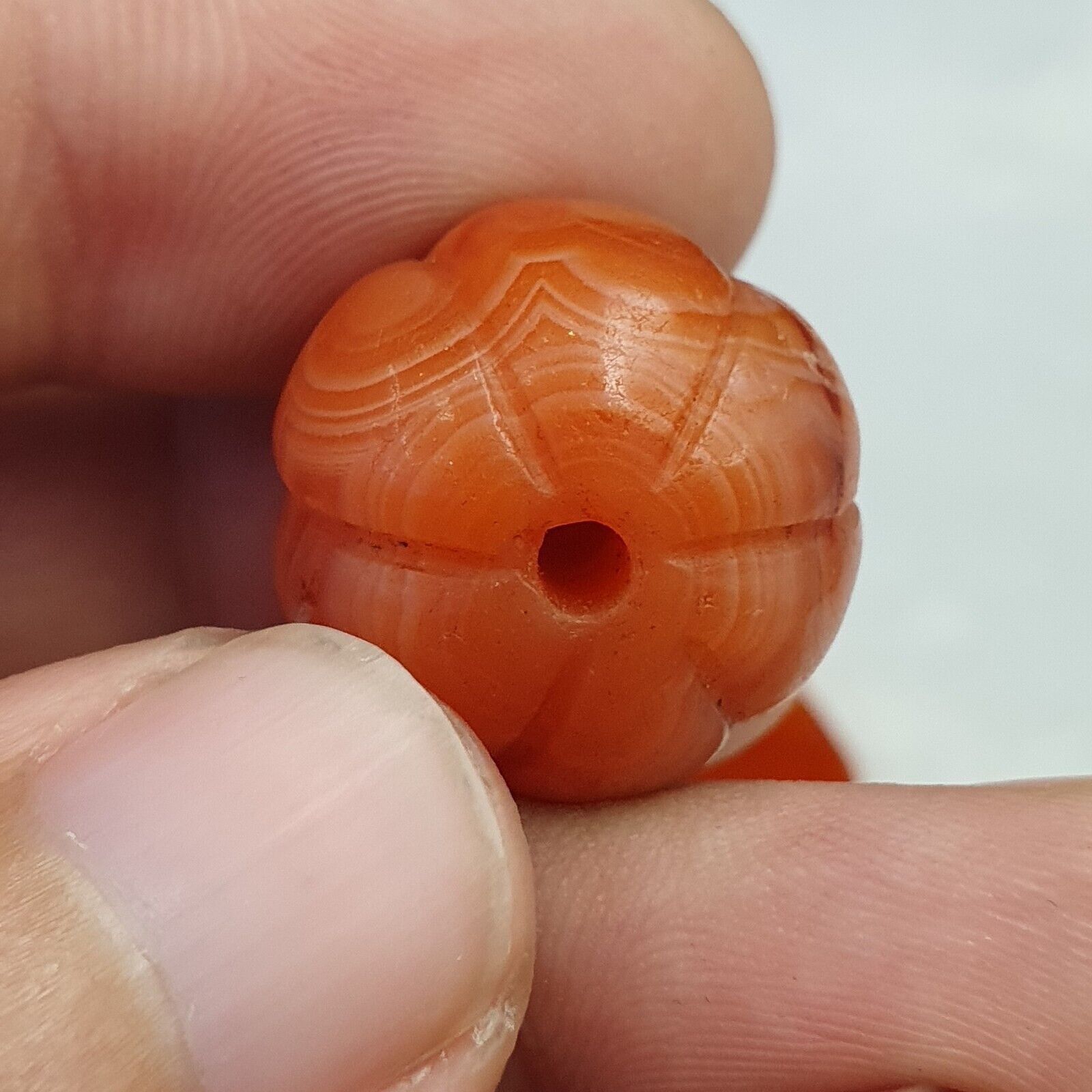 Lot Old Ancient Himalayan Indo Tibetan Agate Beads Amulet Pendants Beads