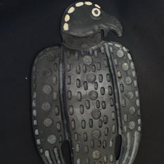 Ancient Jiroft Civilization Black Chlorite Stone figure of mystical Bird
