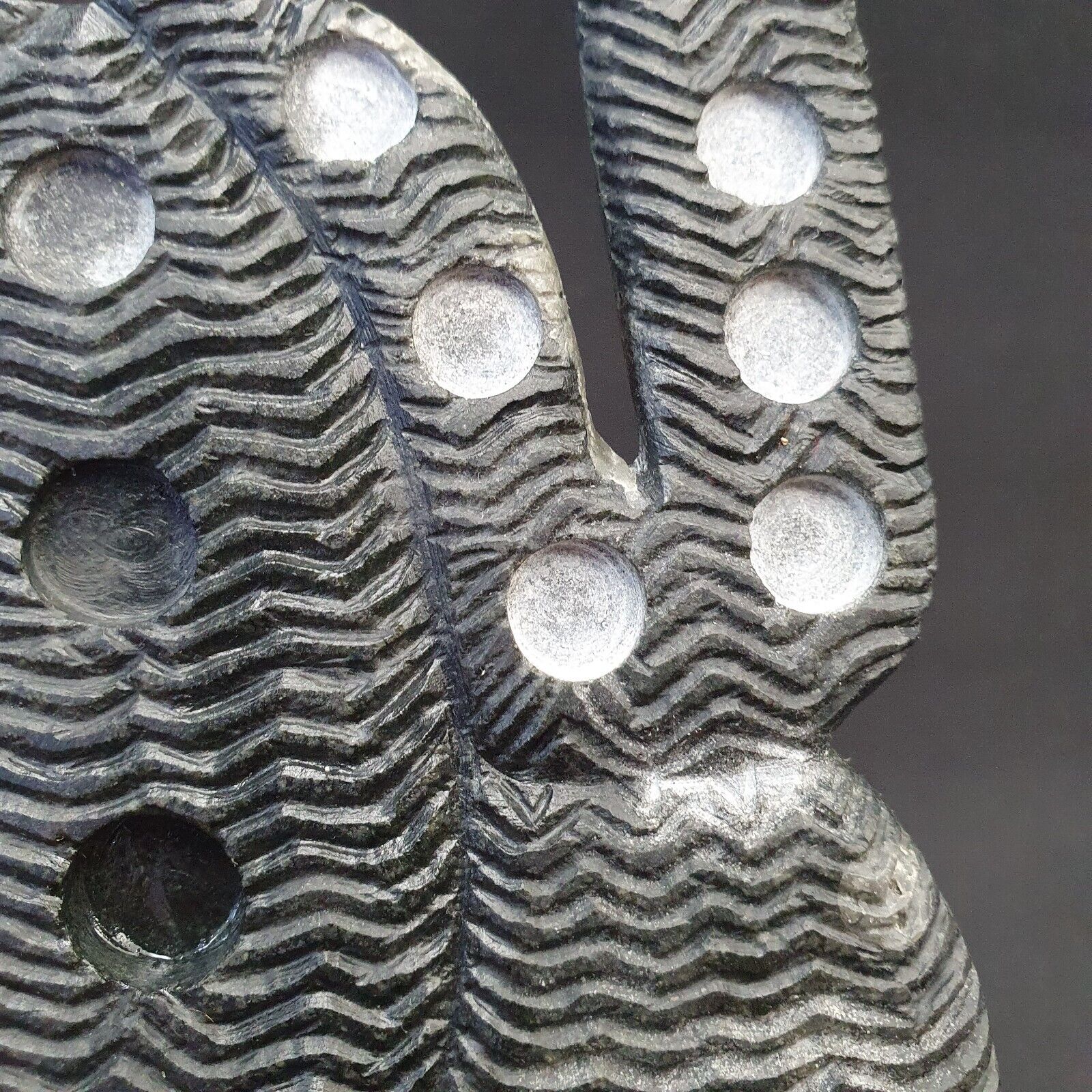 Ancient Jiroft Civilization Black chlorite Stone figure of mystical Scorpion