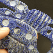 East Oasis Ancient Jiroft Blue Lapis Lazuli Scorpion Figure - Carved Stone Artifact