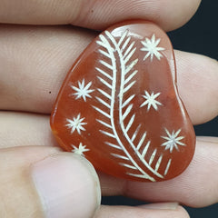 HIMALAYAN Indo Tibetan Central Asian Etched Agate beads Decorated beads Lot