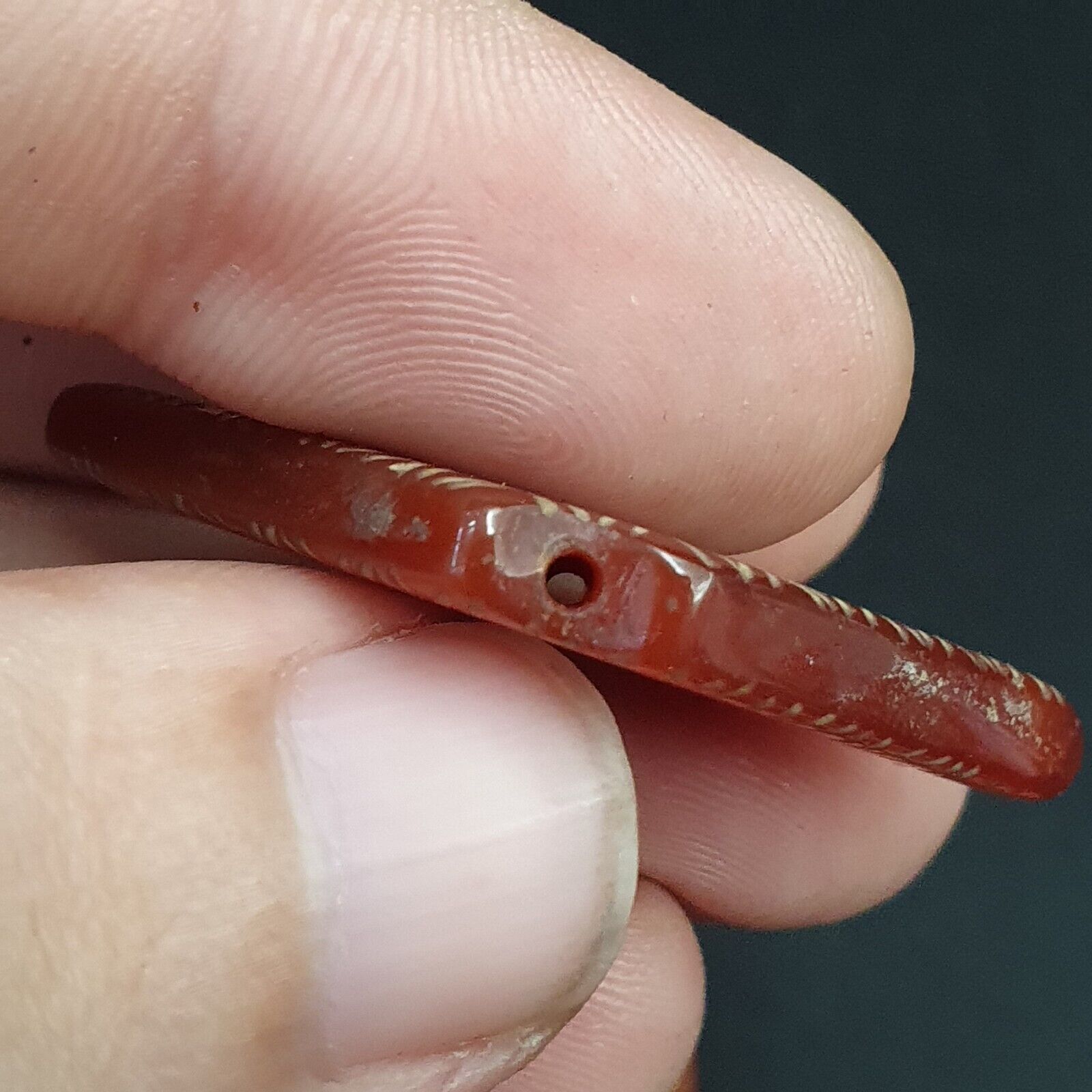 HIMALAYAN Indo Tibetan Central Asian Etched Agate beads Decorated beads Lot