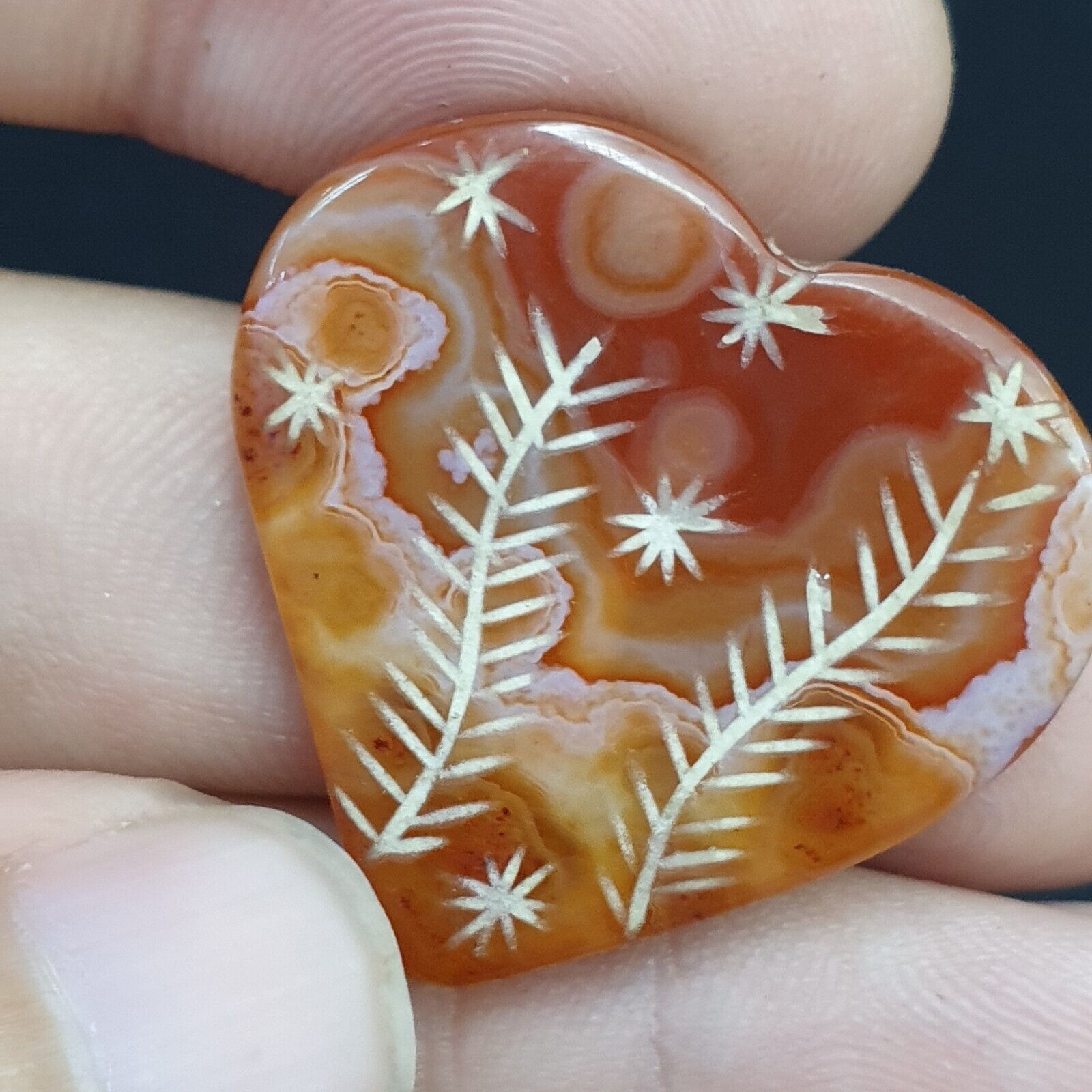 HIMALAYAN Indo Tibetan Central Asian Etched Agate beads Decorated beads Lot