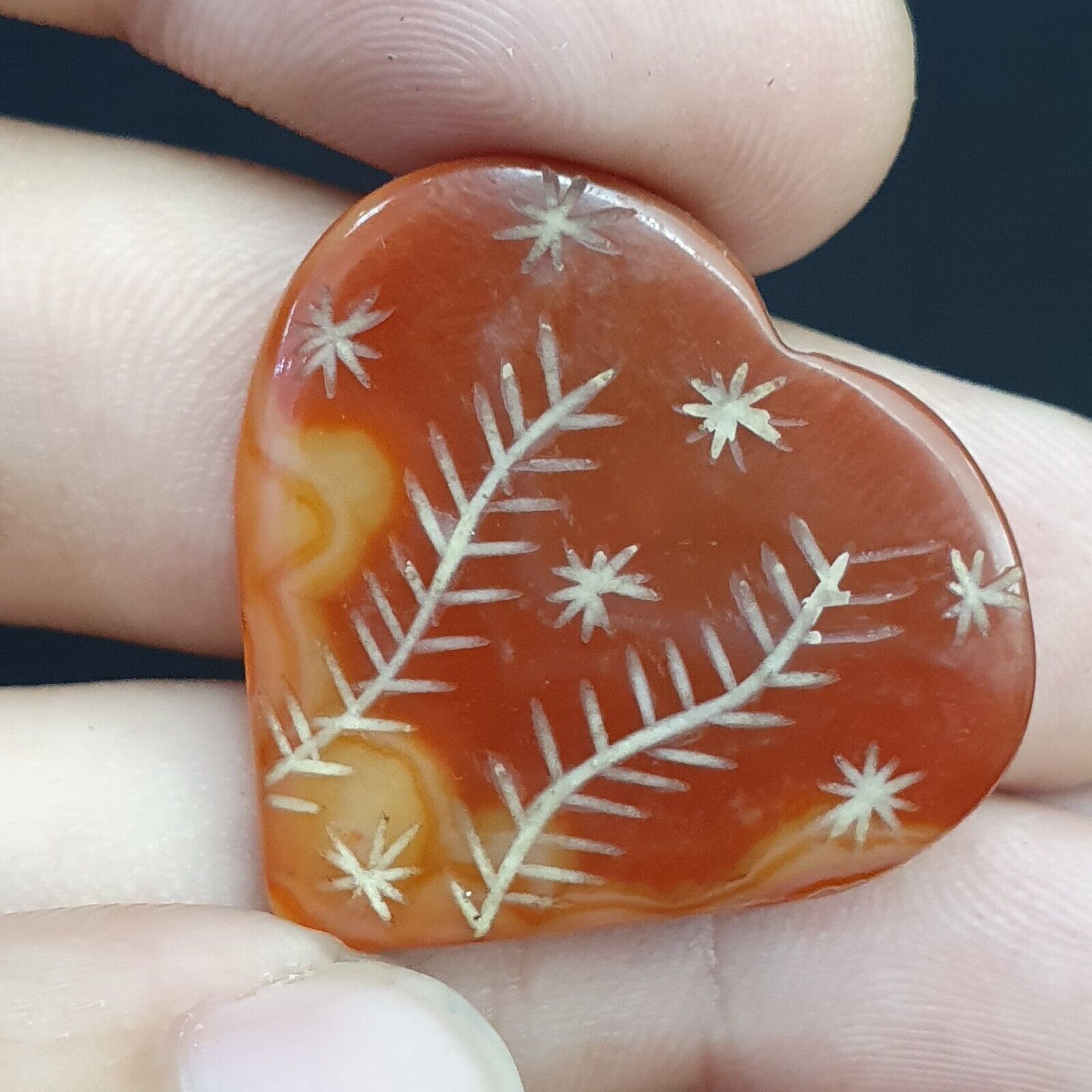 HIMALAYAN Indo Tibetan Central Asian Etched Agate beads Decorated beads Lot