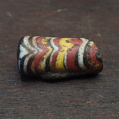 ANCIENT ROMAN . MOSAIC GLASS BEAD. 100 - 200 A.D RB1002