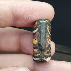 ANCIENT ROMAN . MOSAIC GLASS BEAD. 100 - 200 A.D RB1002