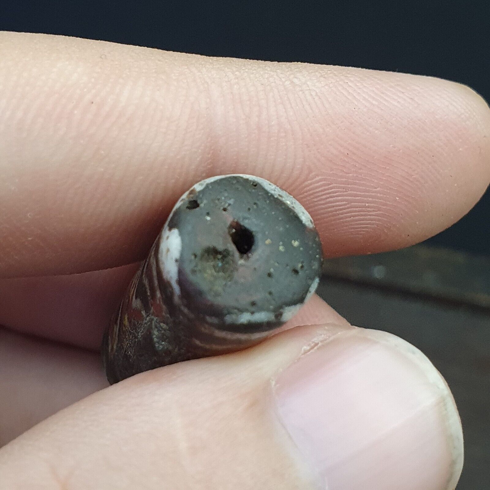 ANCIENT ROMAN . MOSAIC GLASS BEAD. 100 - 200 A.D RB1002