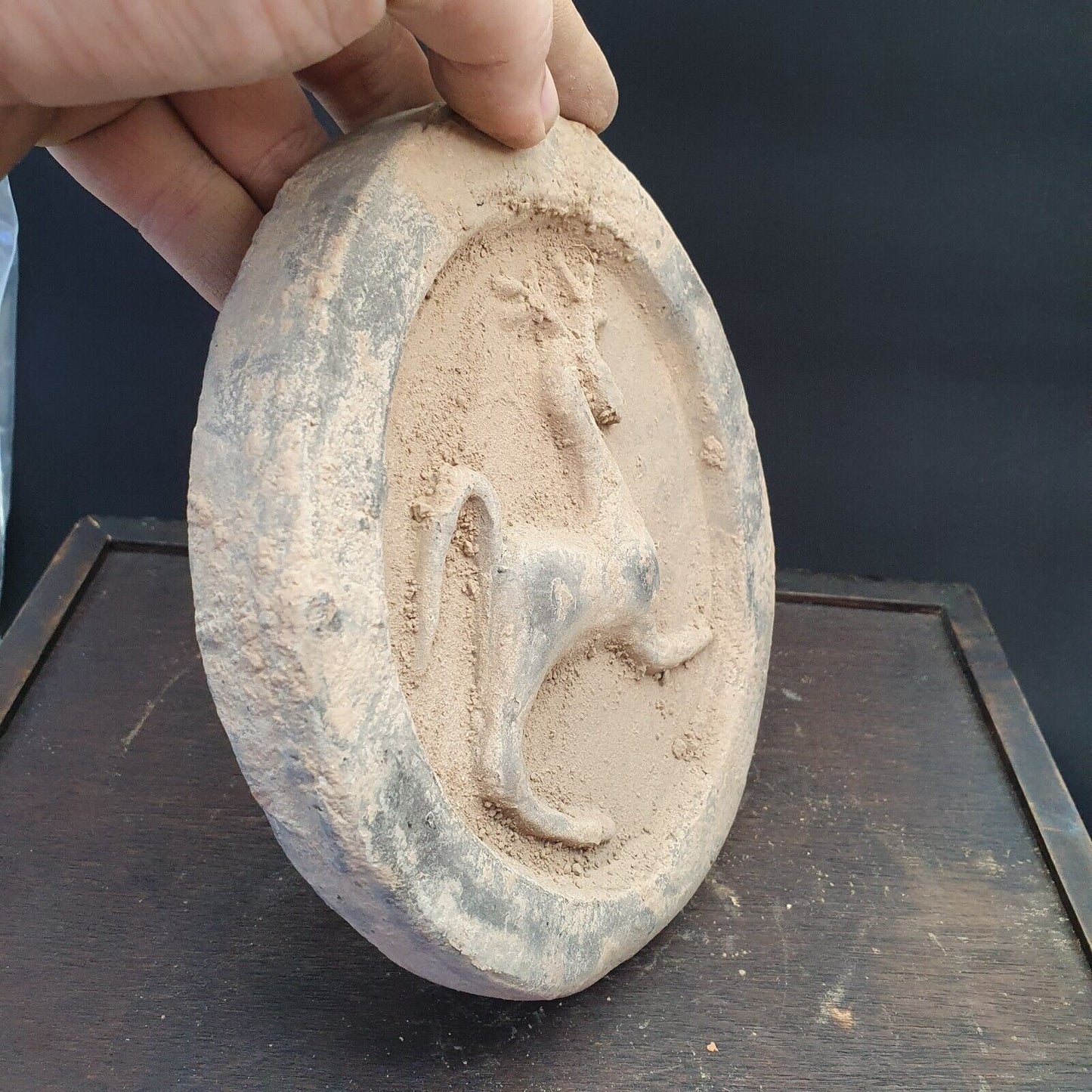 古董舊赤土陶器近東古代動物 1013 
