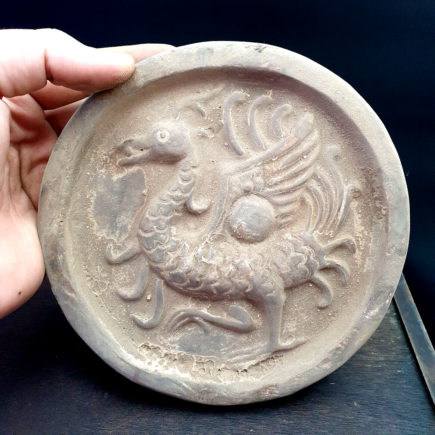 古董古代赤土陶器近東古代動物