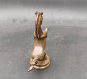 East Oasis Antique Bronze Horse Figurine, Cast Ornament for Desk or Bookshelf