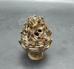 Antique Bronze Aroma Box Fragrance  Antique Bronze Decorated Old lamp