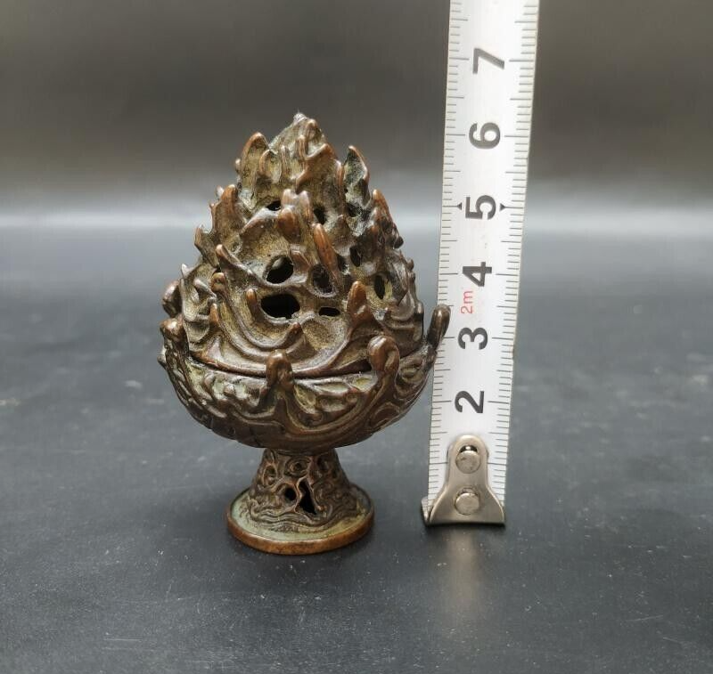 Antique Bronze Aroma Box Fragrance  Antique Bronze Decorated Old lamp