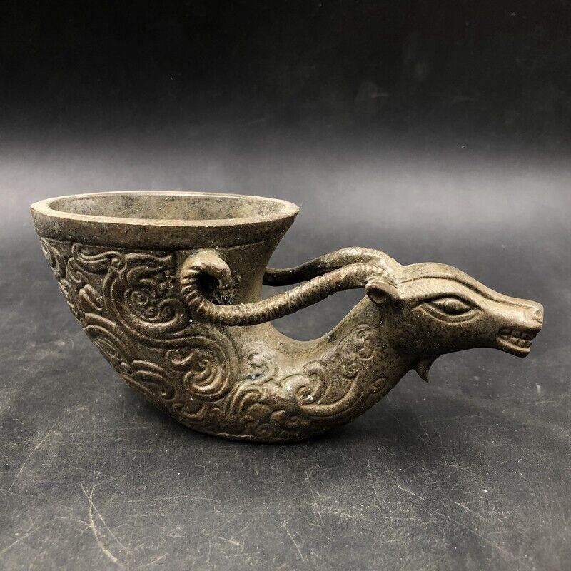 Antique Bronze Old Near Eastern Art Rython Rythoon
