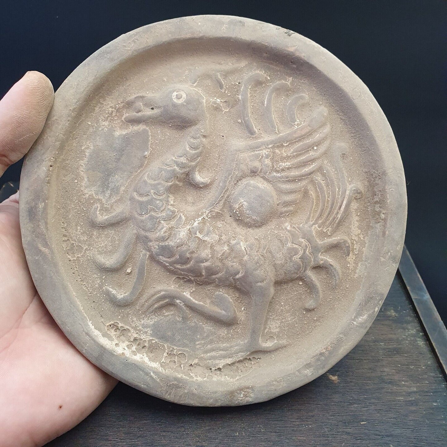 古董古代赤土陶器近東古代動物