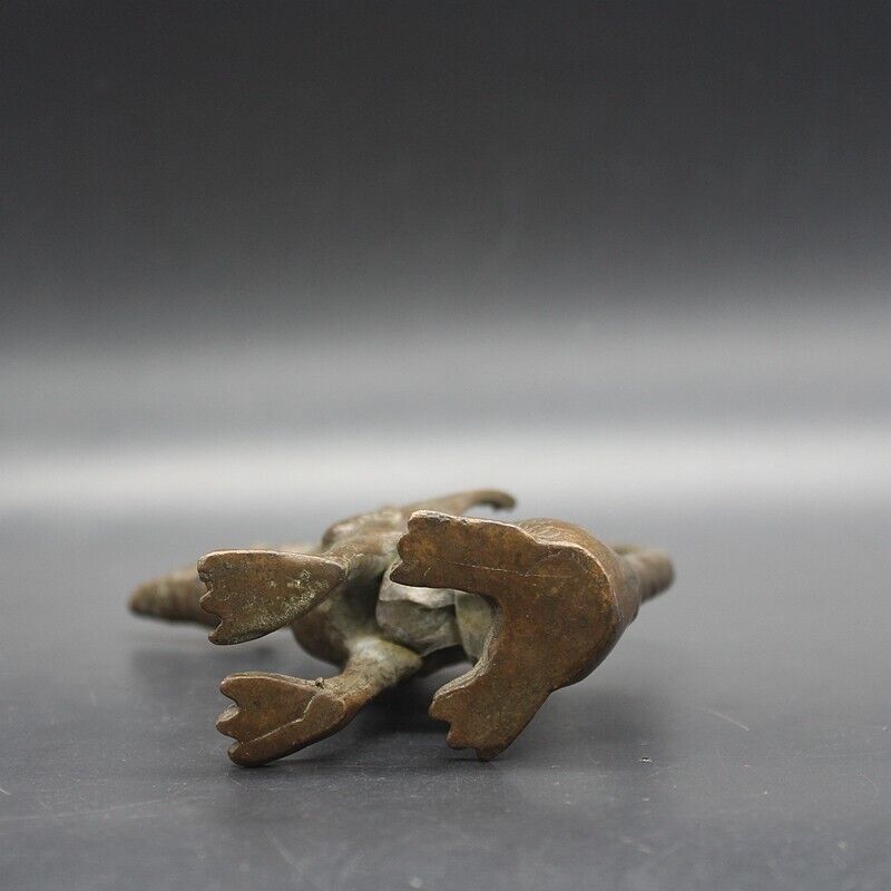 Antique Bronze copper Dragon Lion Antique Bronze Wild Animals figurine