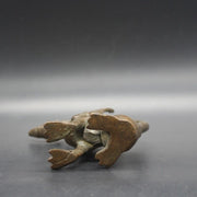 East Oasis Antique Bronze Copper Dragon Lion Figurine, Wild Animal Ornament