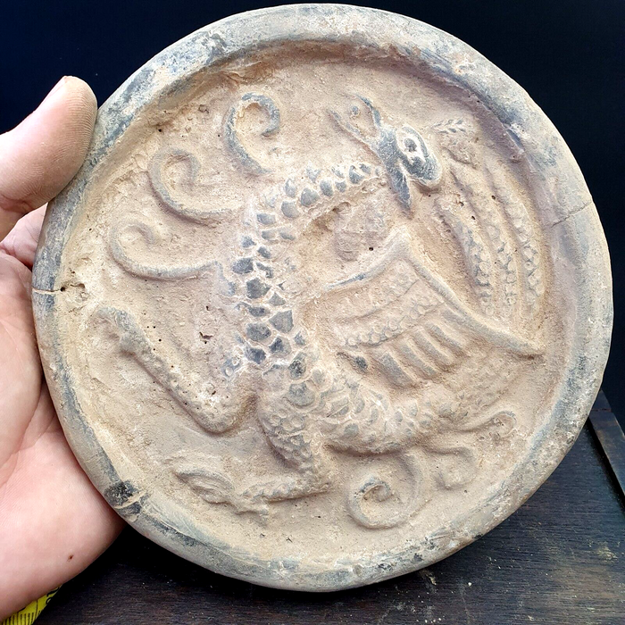 Antique Ancient Terracotta Clay Artifact Near Eastern Ancient Animal 1011