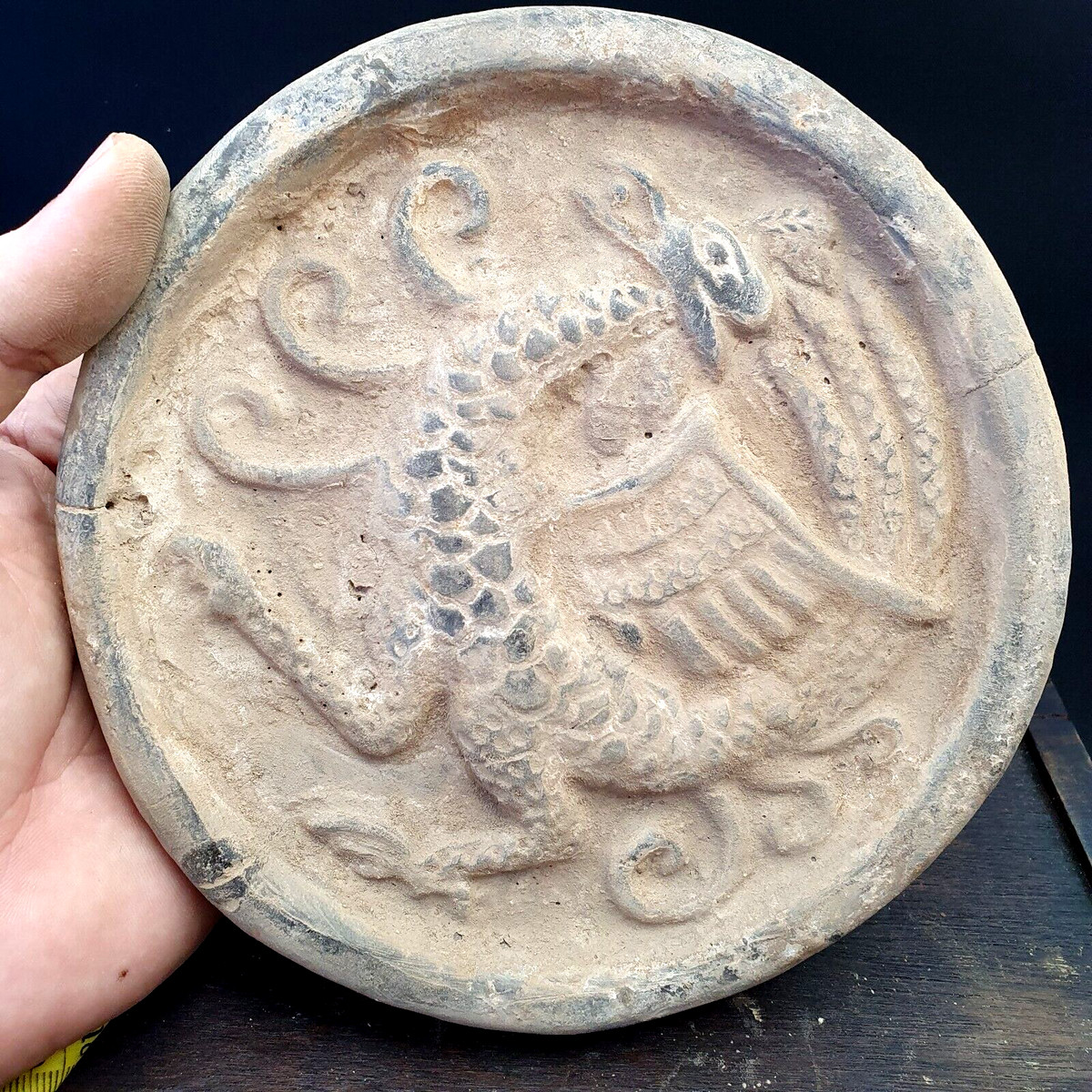 antique ancient terracotta clay artifact Near Eastern Ancient Animal 1011