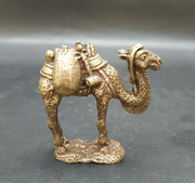 East Oasis Antique Bronze Copper Camel Figurine, Wild Animal Desk Ornament