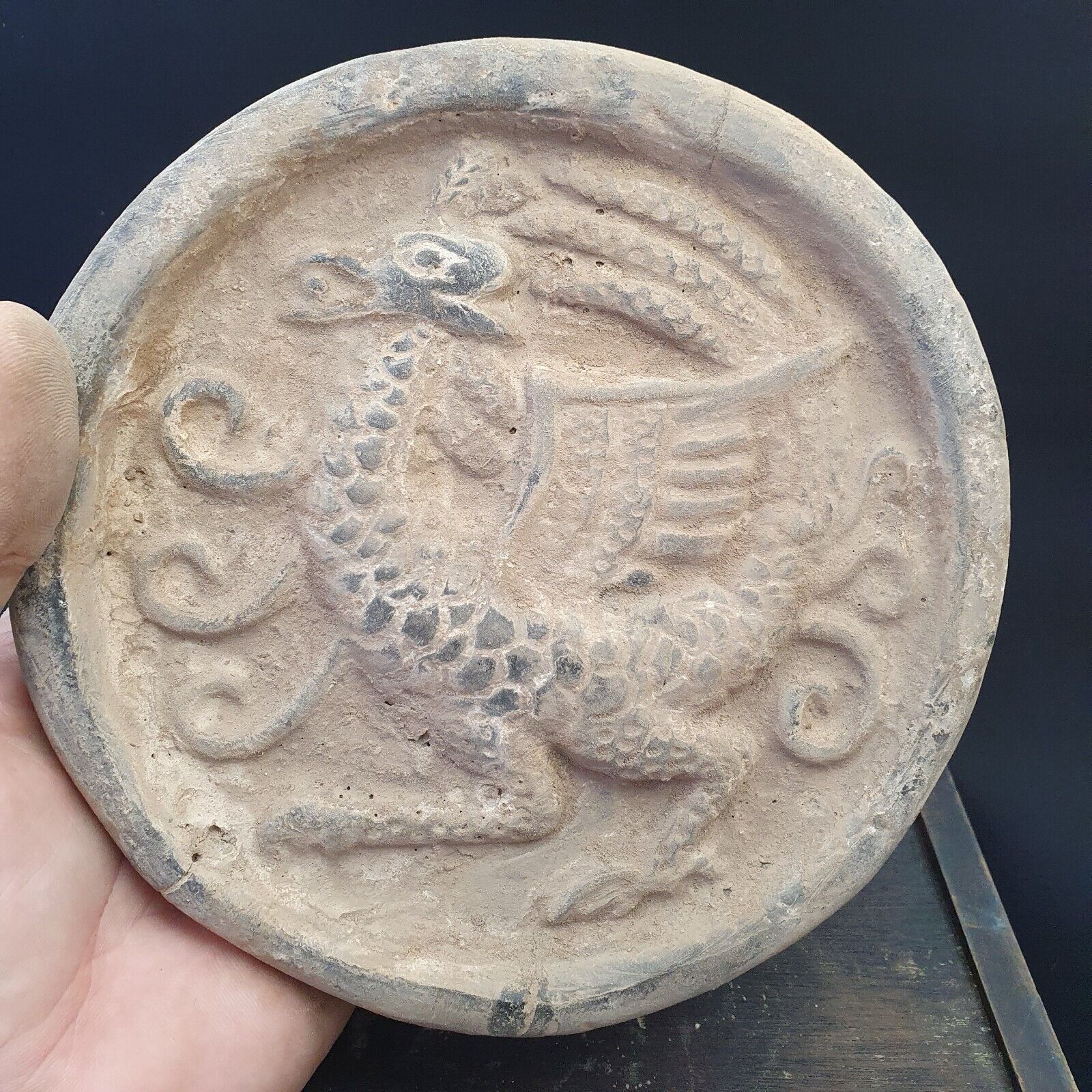 antique ancient terracotta clay artifact Near Eastern Ancient Animal 1011