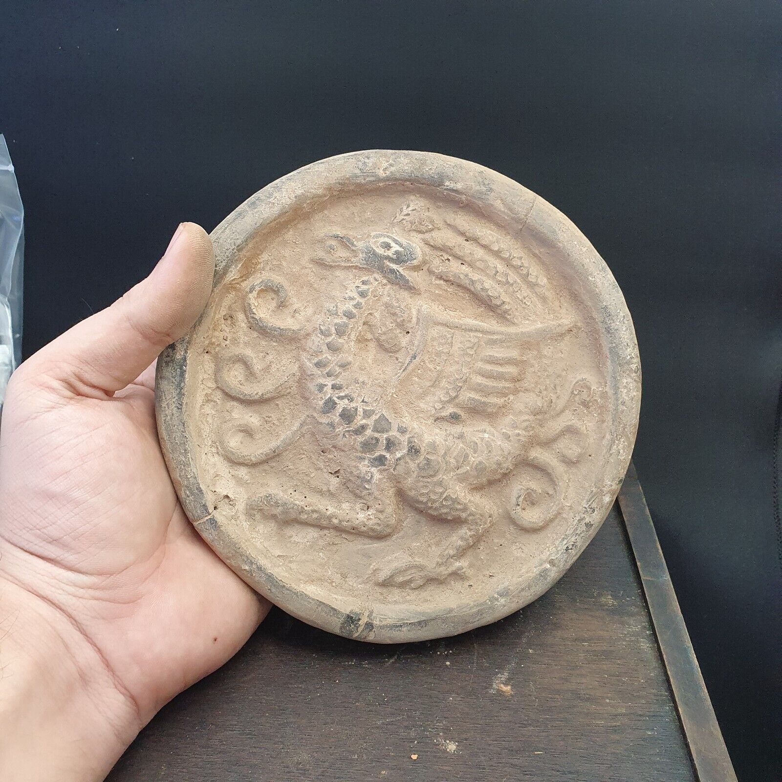 antique ancient terracotta clay artifact Near Eastern Ancient Animal 1011