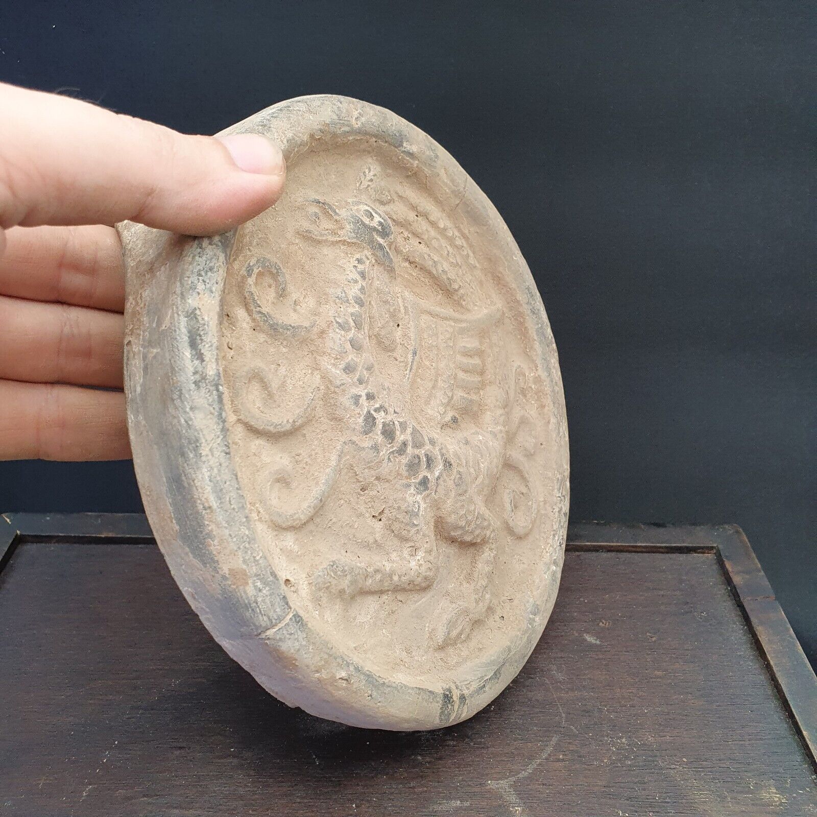 antique ancient terracotta clay artifact Near Eastern Ancient Animal 1011