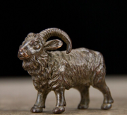 Antik-Bronze-Schaf. Antik-Bronze-Wildtierfigur