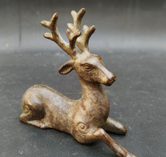 Antique Bronze Deer Antique Bronze Wild Animal figurine