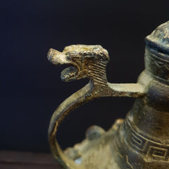Antique Bronze Vase JUG Han Dynasty Antique Bronze Ornament Crafts figurine Vase