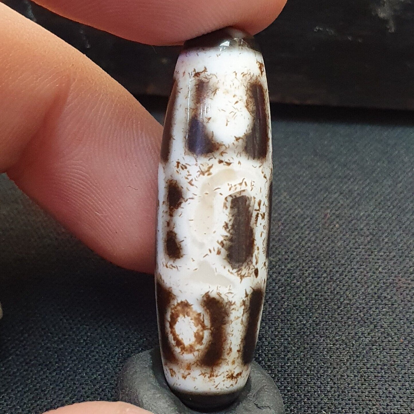 西藏中國尼泊爾喜馬拉雅瑪瑙眼睛珠天珠護身符珠