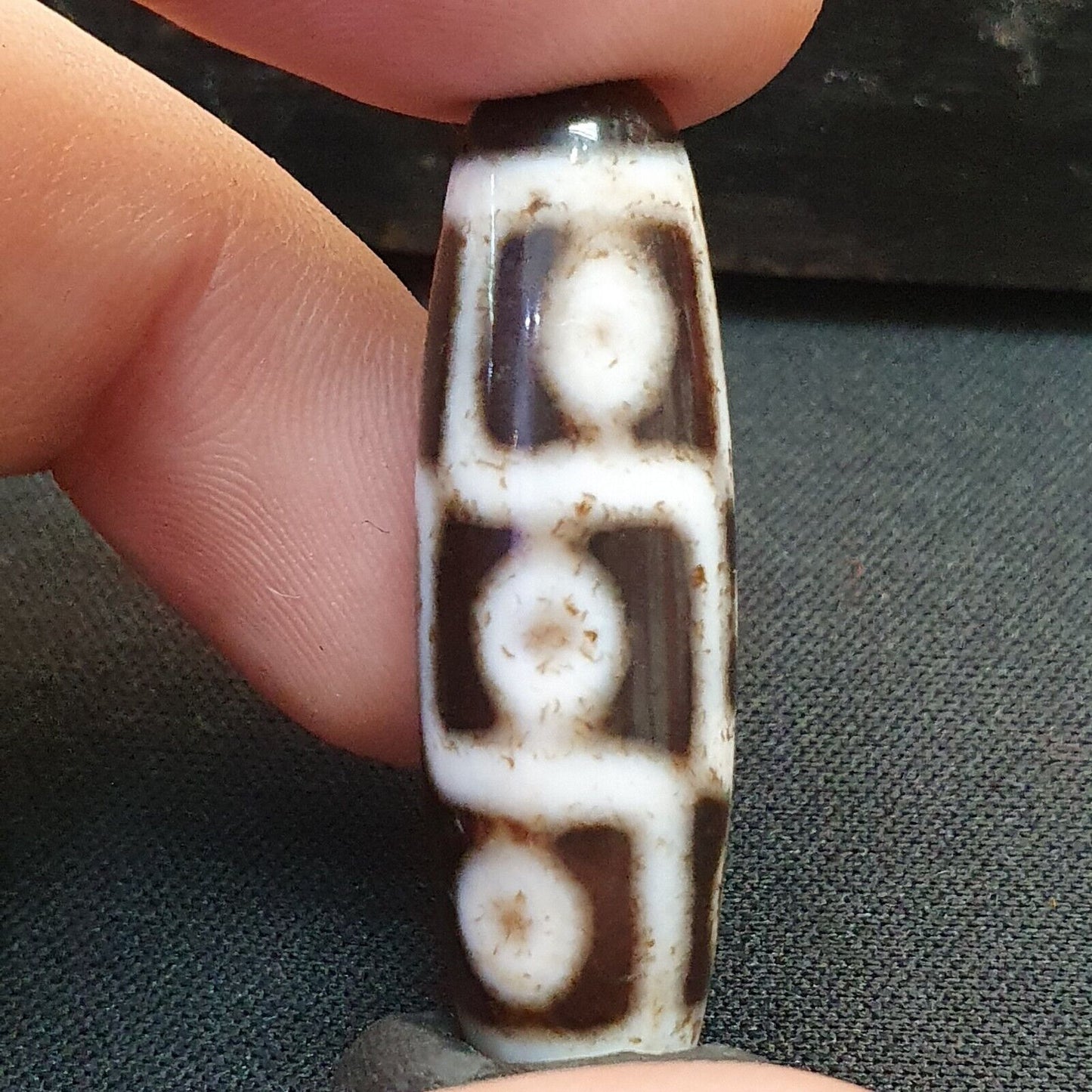西藏中國尼泊爾喜馬拉雅瑪瑙眼睛珠天珠護身符珠