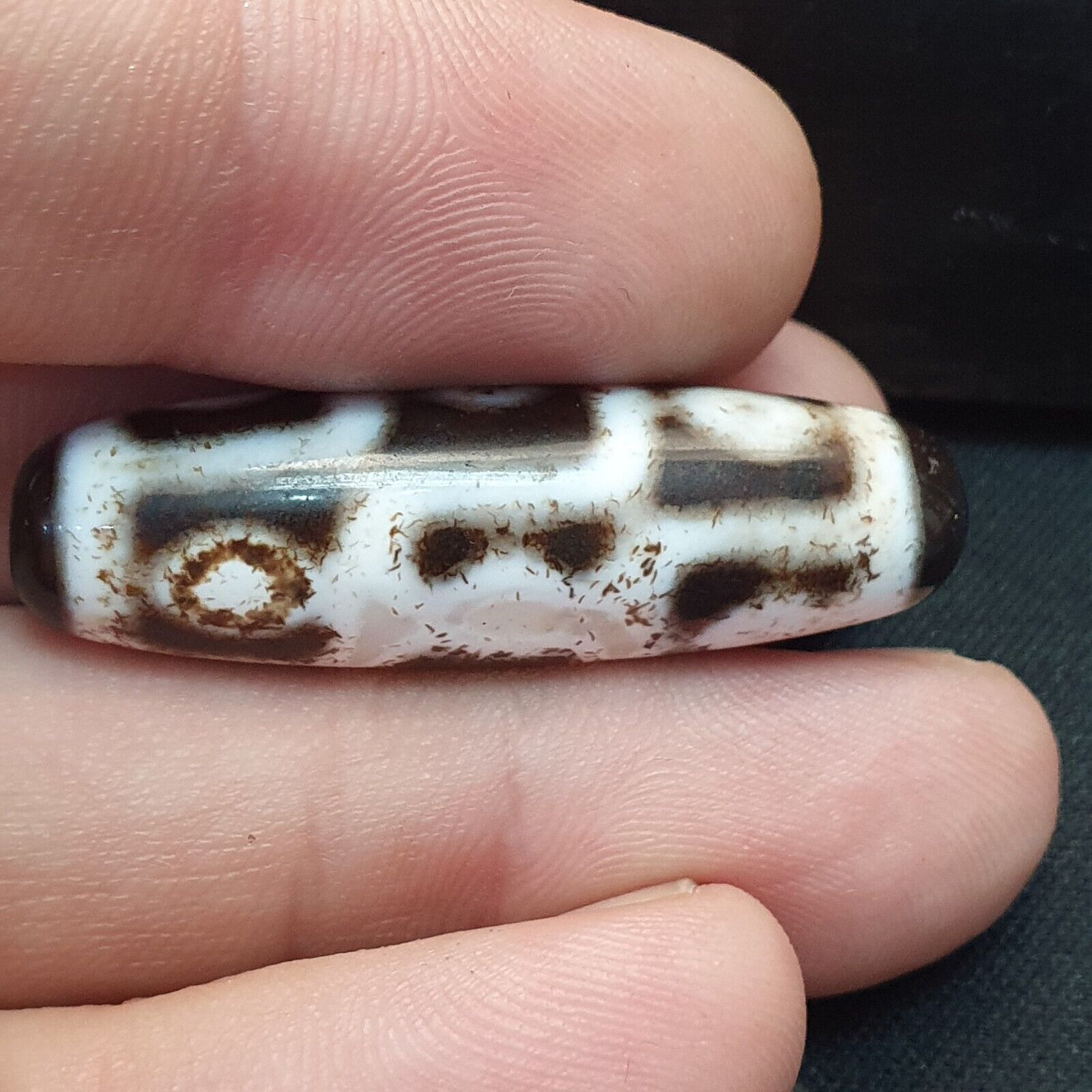 Tibetan Chinese Nepalese Himalayan Agate eyes Bead Dzi Amulet Beads