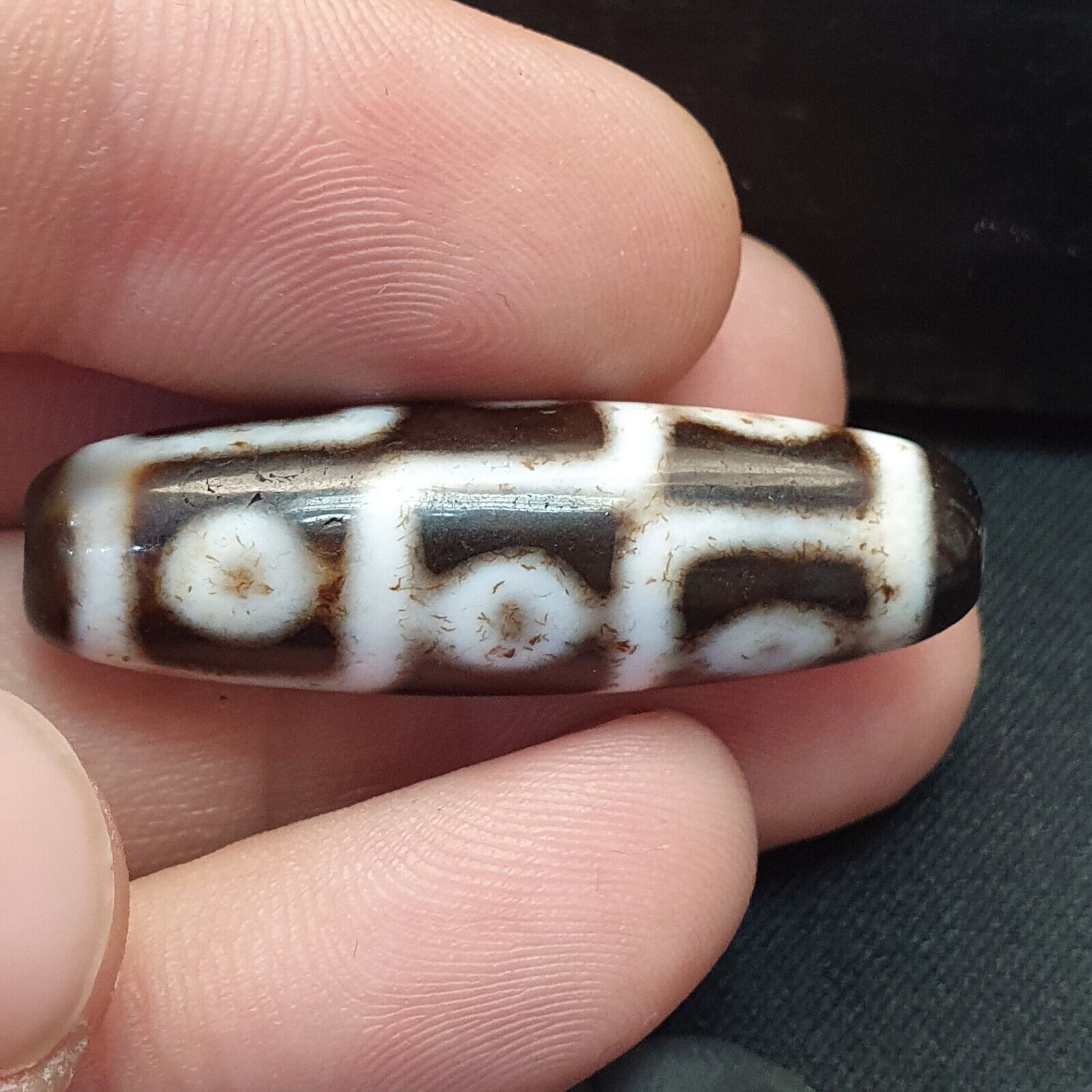 Tibetan Chinese Nepalese Himalayan Agate eyes Bead Dzi Amulet Beads