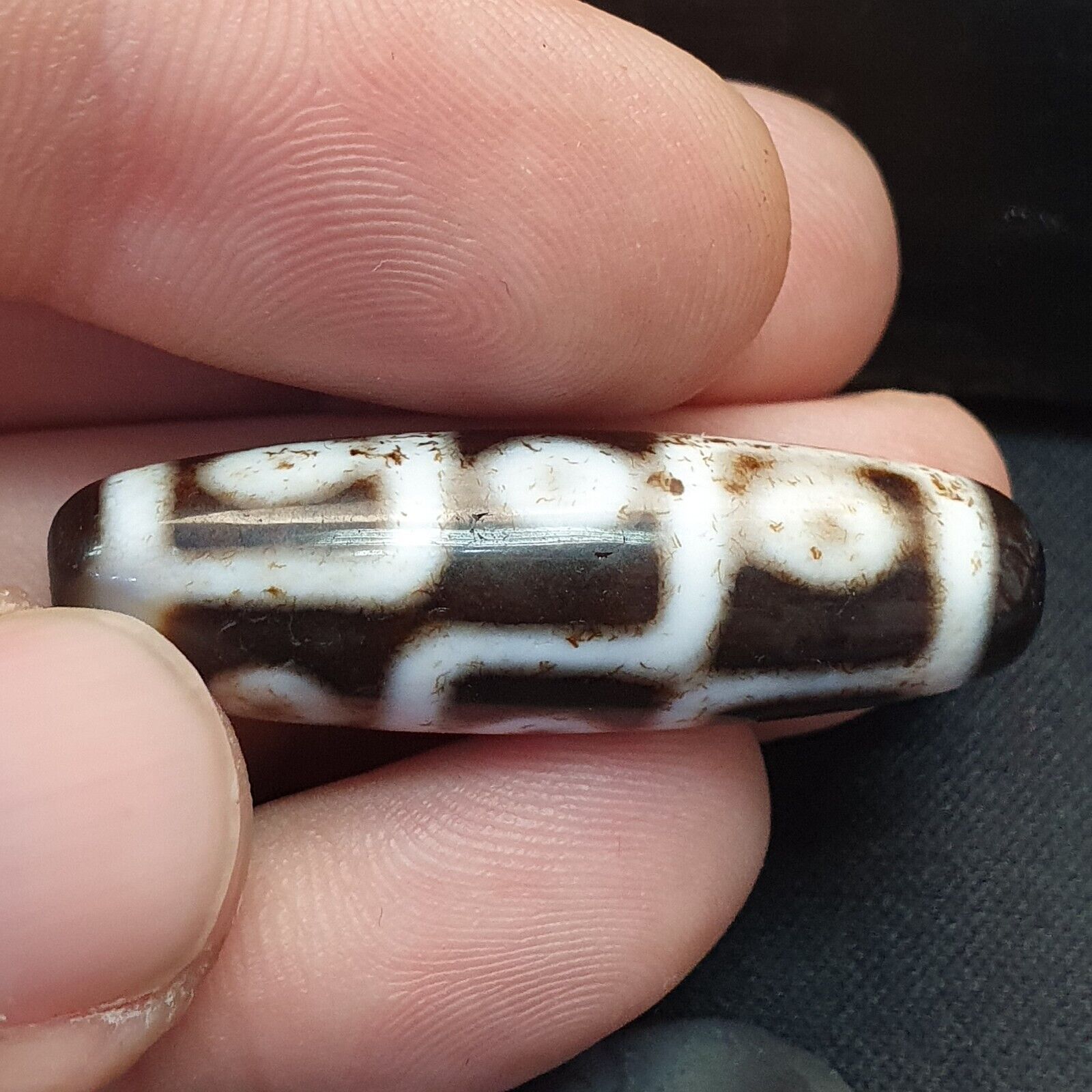 Tibetan Chinese Nepalese Himalayan Agate eyes Bead Dzi Amulet Beads