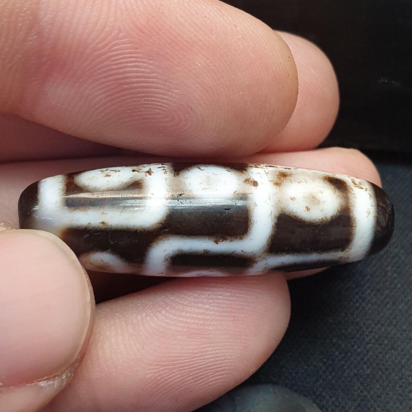西藏中國尼泊爾喜馬拉雅瑪瑙眼睛珠天珠護身符珠