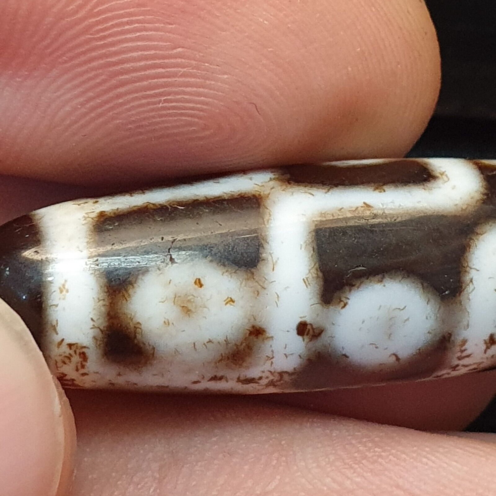 Tibetan Chinese Nepalese Himalayan Agate eyes Bead Dzi Amulet Beads