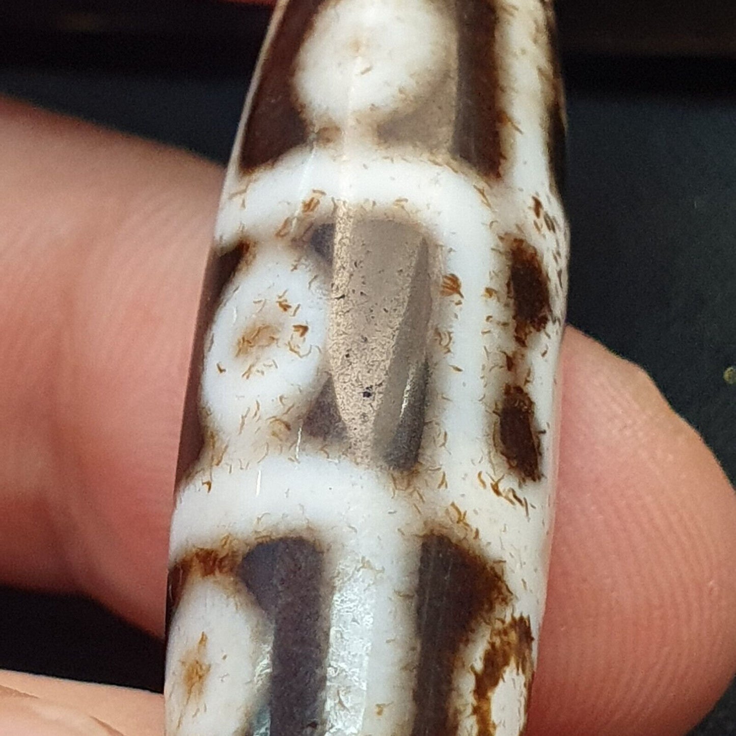 西藏中國尼泊爾喜馬拉雅瑪瑙眼睛珠天珠護身符珠